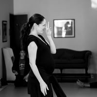 Hillside rehearsal pc Sharen Bradford-1977